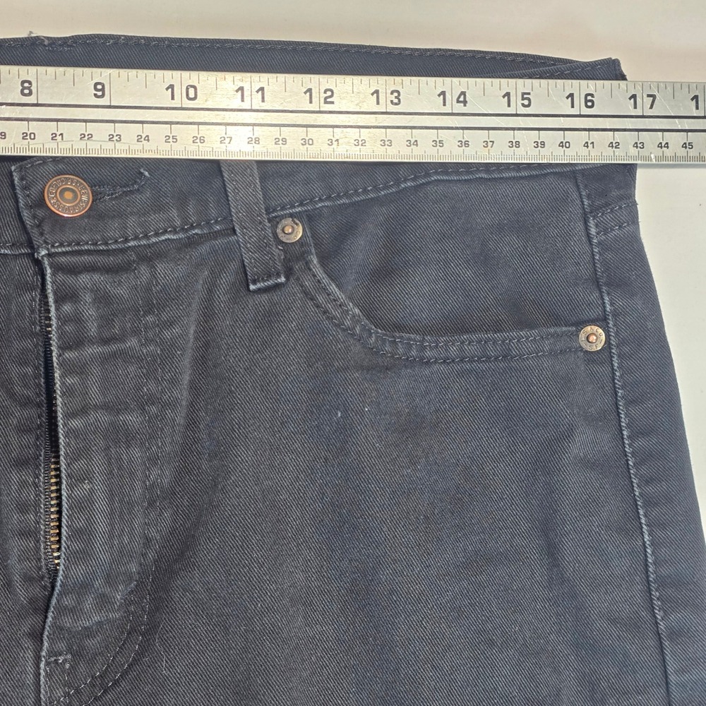 Levis 510 Skinny Fit Black Jeans Mens 33x30 Stretch Denim 05510-4173 - Picture 15 of 16